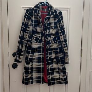 Super chic Plaid winter coat